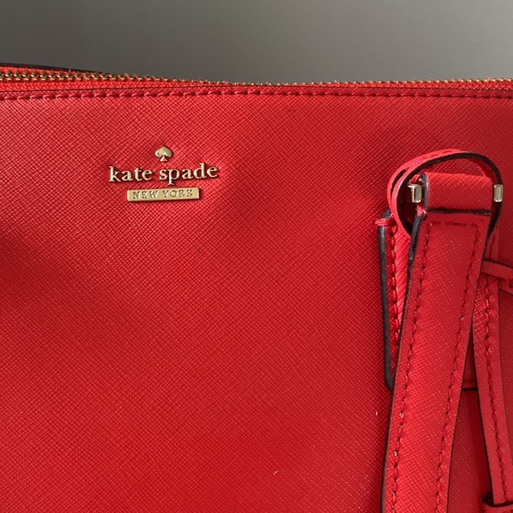 Kate Spade red tote - Picture 2 of 4